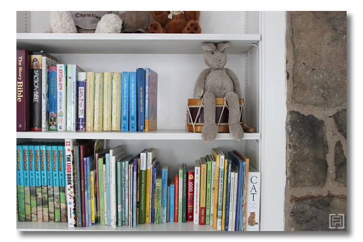 Boys room reveal Bookshelf Fieldstone Hill Design