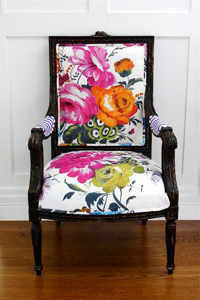 grandma floral design chair