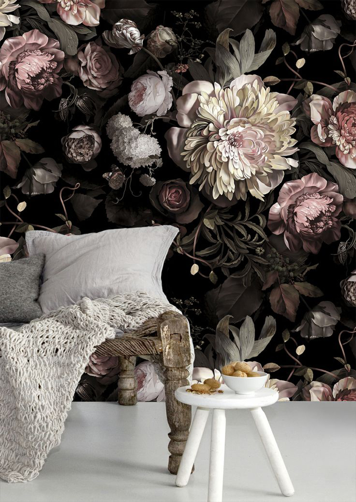 grandma floral design wallpaper drama